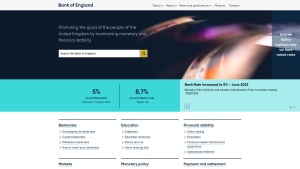 Latest bankofengland.co.uk screenshot