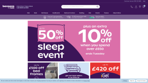 Latest bensonsforbeds.co.uk screenshot