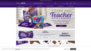 Latest cadburygiftsdirect.co.uk screenshot