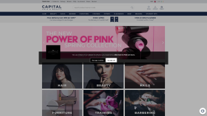 Latest capitalhairandbeauty.co.uk screenshot