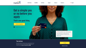 Latest capitalone.co.uk screenshot
