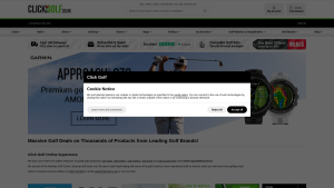 Latest clickgolf.co.uk screenshot