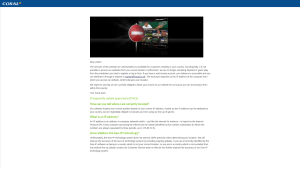 Latest coral.co.uk screenshot