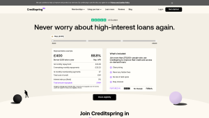 Latest creditspring.co.uk screenshot