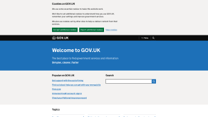 Latest direct.gov.uk screenshot