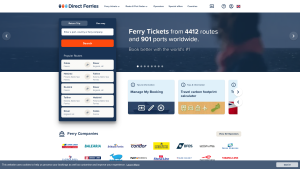 Latest directferries.co.uk screenshot