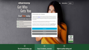 Latest eharmony.co.uk screenshot