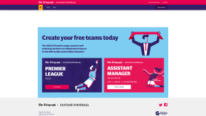Latest fantasyfootball.telegraph.co.uk screenshot