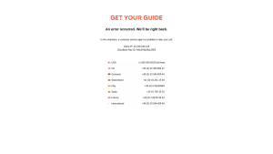 Latest getyourguide.co.uk screenshot
