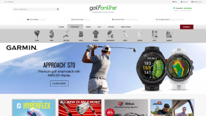 Latest golfonline.co.uk screenshot
