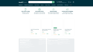 Latest healthpharm.co.uk screenshot