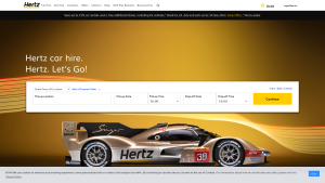 Latest hertz.co.uk screenshot