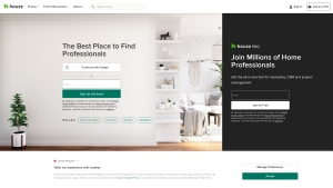 Latest houzz.co.uk screenshot