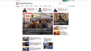 Latest independent.co.uk screenshot