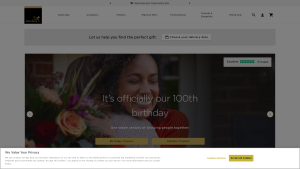 Latest interflora.co.uk screenshot