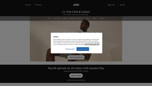 Latest jacamo.co.uk screenshot