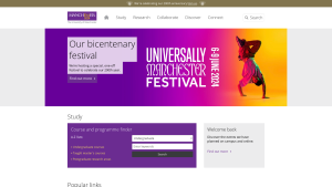 Latest manchester.ac.uk screenshot
