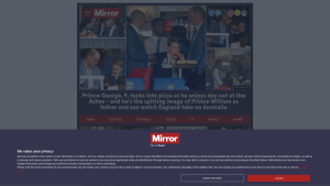 Latest mirror.co.uk screenshot