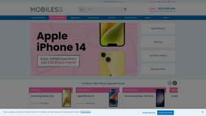 Latest mobiles.co.uk screenshot