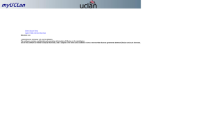 Latest my.uclan.ac.uk screenshot