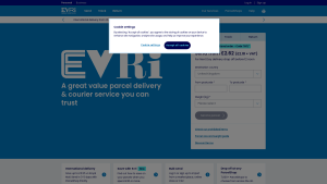 Latest myhermes.co.uk screenshot