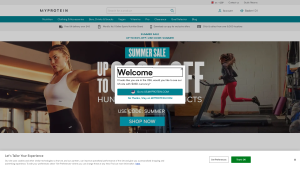 Latest myprotein.co.uk screenshot