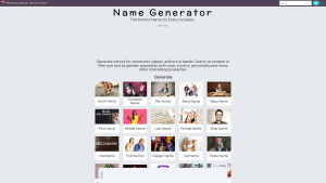 Latest name-generator.org.uk screenshot