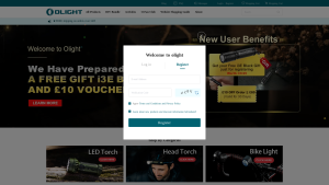 Latest olightstore.uk screenshot