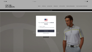Latest oscarjacobsongolf.co.uk screenshot