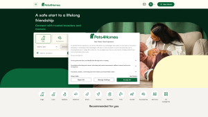 Latest pets4homes.co.uk screenshot