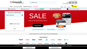 Latest printerland.co.uk screenshot