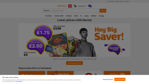 Latest sainsburys.co.uk screenshot