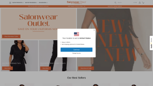 Latest salonweardirect.co.uk screenshot