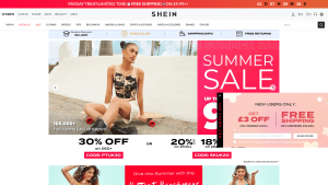 Latest shein.co.uk screenshot