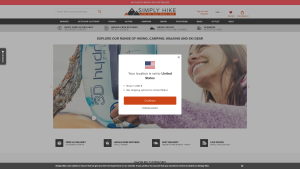 Latest simplyhike.co.uk screenshot