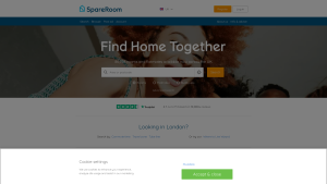 Latest spareroom.co.uk screenshot