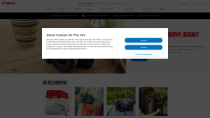 Latest store.canon.co.uk screenshot