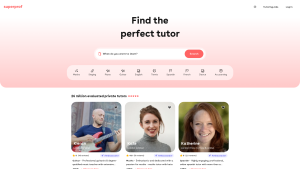 Latest superprof.co.uk screenshot