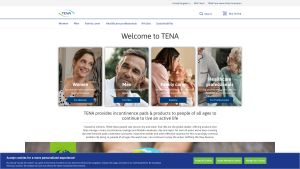 Latest tena.co.uk screenshot