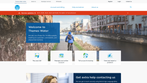 Latest thameswater.co.uk screenshot