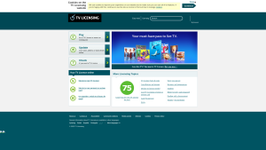 Latest tvlicensing.co.uk screenshot