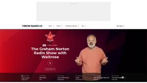 Latest virginradio.co.uk screenshot