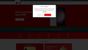 Latest vodafone.co.uk screenshot