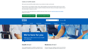 Latest www.nhs.uk screenshot
