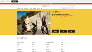 Latest zalando.co.uk screenshot