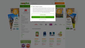 Latest zooplus.co.uk screenshot
